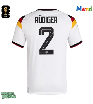 Tyskland Antonio Rudiger #2 Replika Hjemmebanetrøje VM 2026 Kortærmet